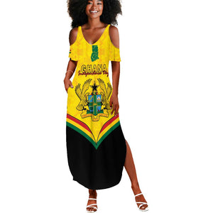Personalised Afro Ghana Summer Maxi Dress 68th Anniversary Independence