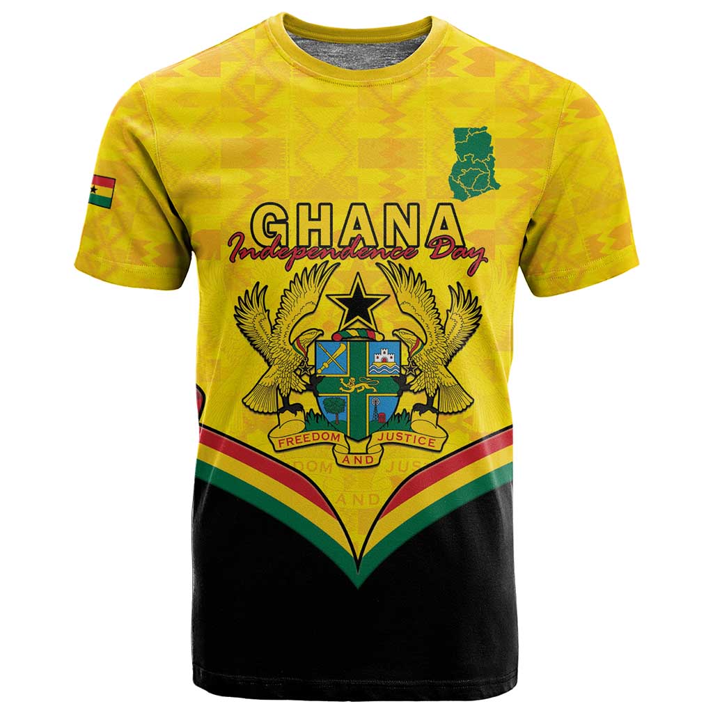 Personalised Afro Ghana T shirt 68th Anniversary Independence