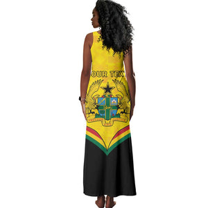 Personalised Afro Ghana Tank Maxi Dress 68th Anniversary Independence