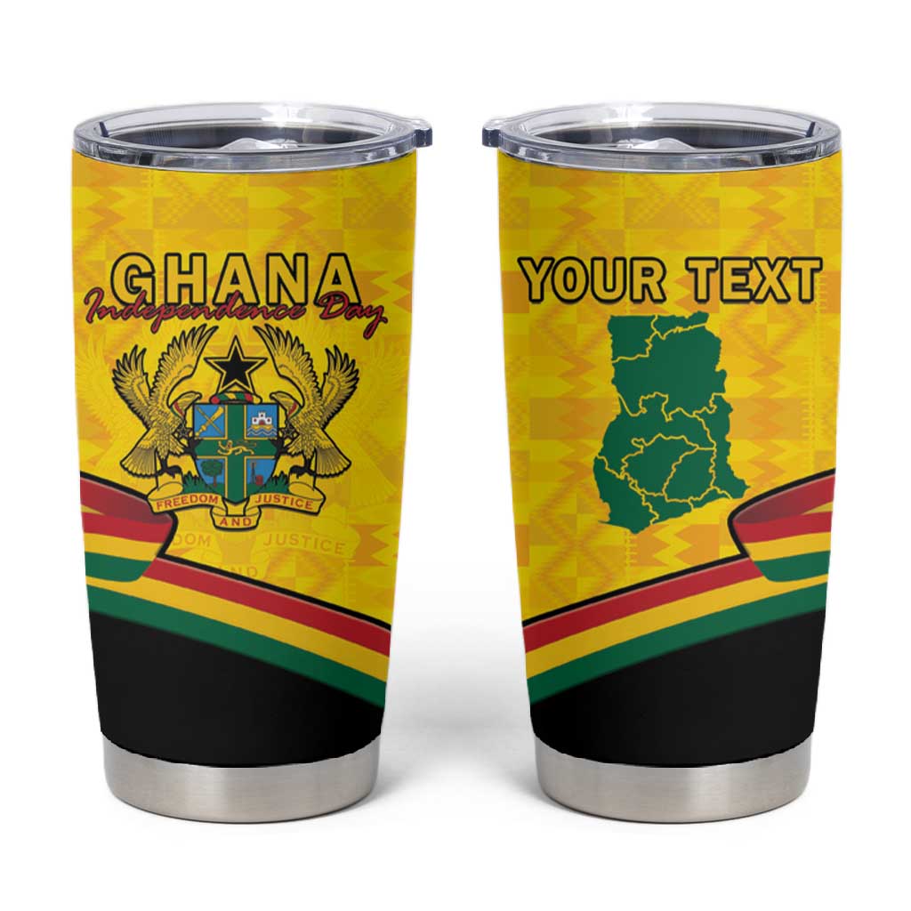 Personalised Afro Ghana Tumbler Cup 68th Anniversary Independence