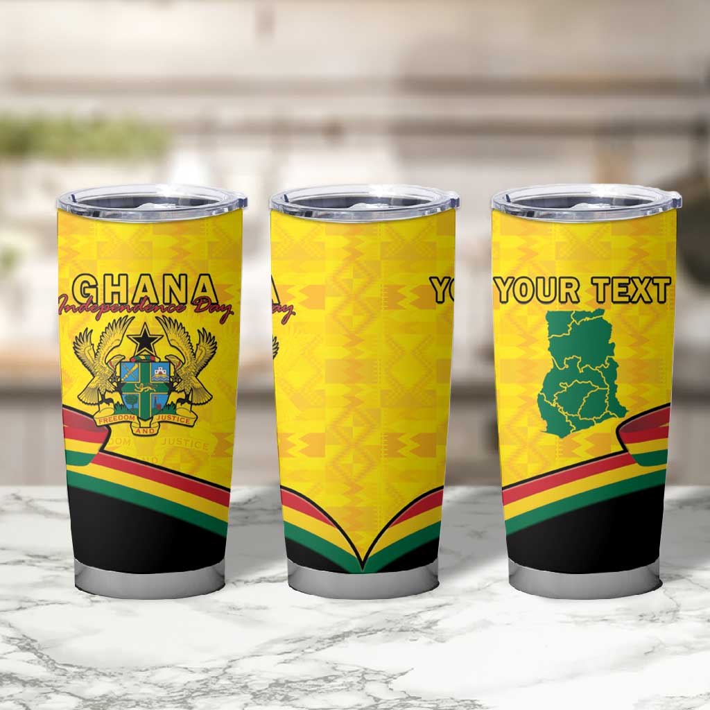 Personalised Afro Ghana Tumbler Cup 68th Anniversary Independence
