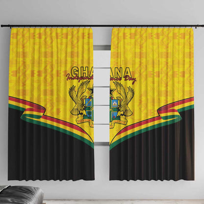 Afro Ghana Window Curtain 68th Anniversary Independence