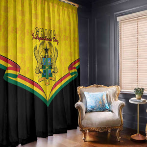 Afro Ghana Window Curtain 68th Anniversary Independence