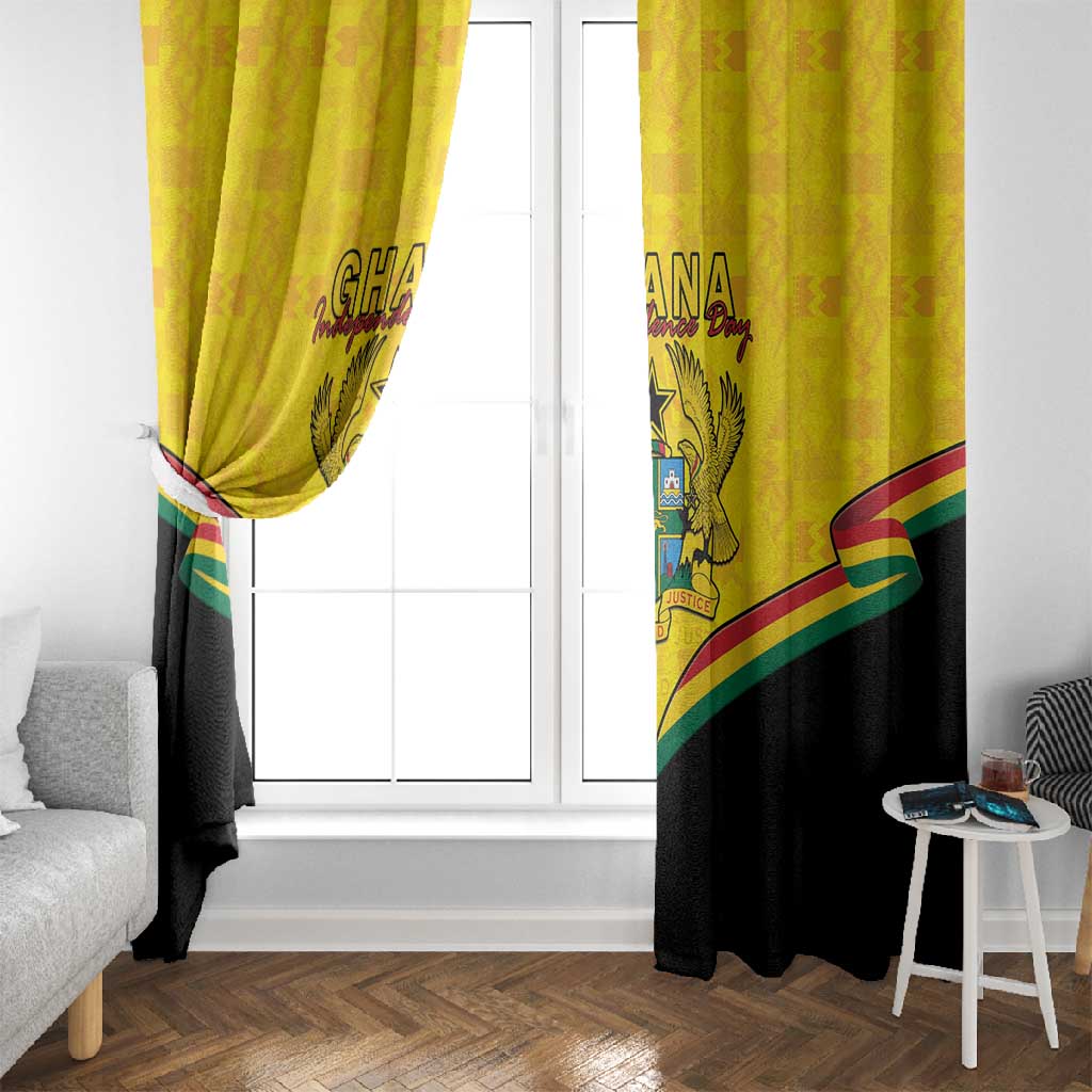 Afro Ghana Window Curtain 68th Anniversary Independence