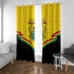 Afro Ghana Window Curtain 68th Anniversary Independence