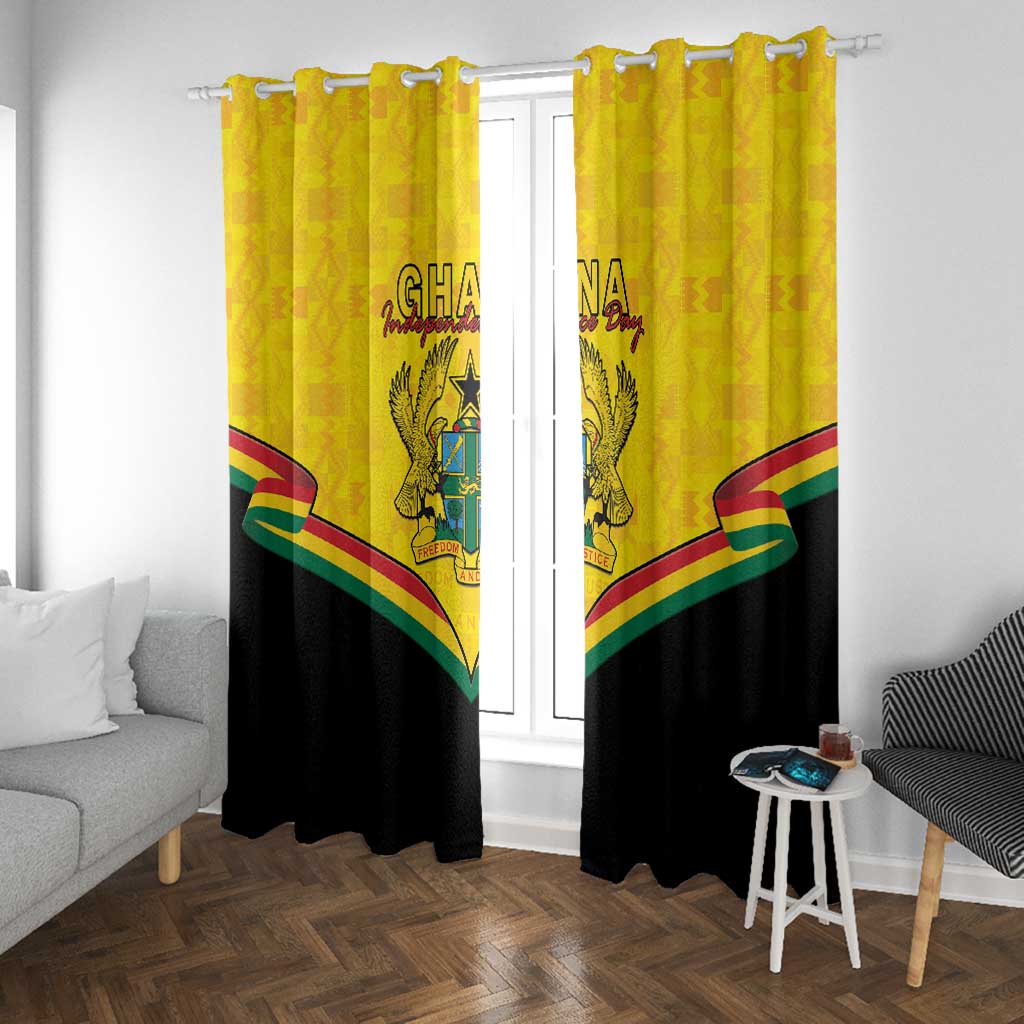 Afro Ghana Window Curtain 68th Anniversary Independence