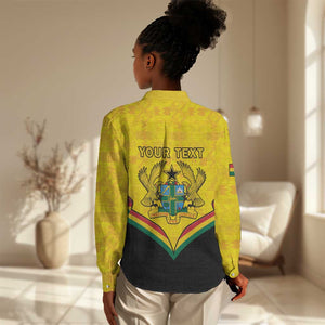 Personalised Afro Ghana Women Casual Shirt 68th Anniversary Independence LT15