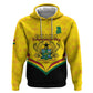 Personalised Afro Ghana Zip Hoodie 68th Anniversary Independence