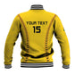 Custom Ghana Football Baseball Jacket Mix Adinkra Pattern