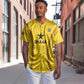 Custom Ghana Football Baseball Jersey Mix Adinkra Pattern