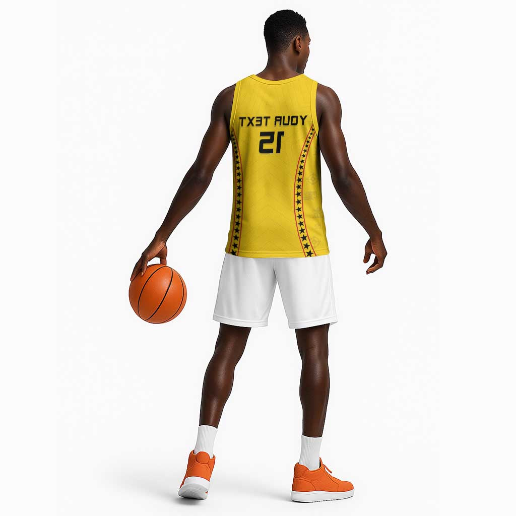 Custom Ghana Football Basketball Jersey Mix Adinkra Pattern - African Pride