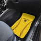 Custom Ghana Football Car Mats Mix Adinkra Pattern