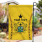 Custom Ghana Football Garden Flag Mix Adinkra Pattern