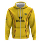 Custom Ghana Football Hoodie Mix Adinkra Pattern