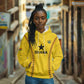 Custom Ghana Football Hoodie Mix Adinkra Pattern