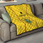 Custom Ghana Football Quilt Mix Adinkra Pattern