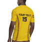 Custom Ghana Football Rugby Jersey Mix Adinkra Pattern
