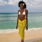 Custom Ghana Football Sarong Mix Adinkra Pattern