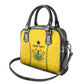 Custom Ghana Football Shoulder Handbag Mix Adinkra Pattern