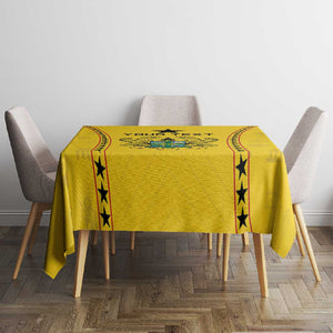 Custom Ghana Football Tablecloth Mix Adinkra Pattern