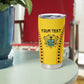 Custom Ghana Football Tumbler Cup Mix Adinkra Pattern