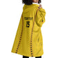Custom Ghana Football Wearable Blanket Hoodie Mix Adinkra Pattern