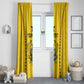 Custom Ghana Football Window Curtain Mix Adinkra Pattern