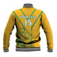 Custom Afro South Africa Soccer Baseball Jacket Go Champions