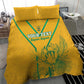 Custom Afro South Africa Soccer Bedding Set Go Champions