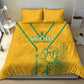 Custom Afro South Africa Soccer Bedding Set Go Champions