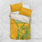 Custom Afro South Africa Soccer Bedding Set Go Champions