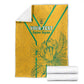 Custom Afro South Africa Soccer Blanket Go Champions