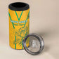 Custom Afro South Africa Soccer 4 in 1 Can Cooler Tumbler Go Champions