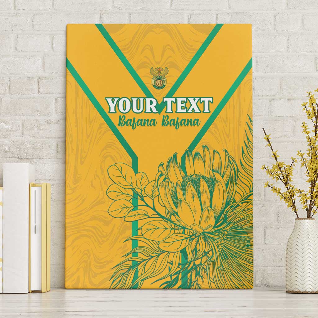 Custom Afro South Africa Soccer Canvas Wall Art Go Champions