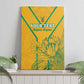 Custom Afro South Africa Soccer Canvas Wall Art Go Champions