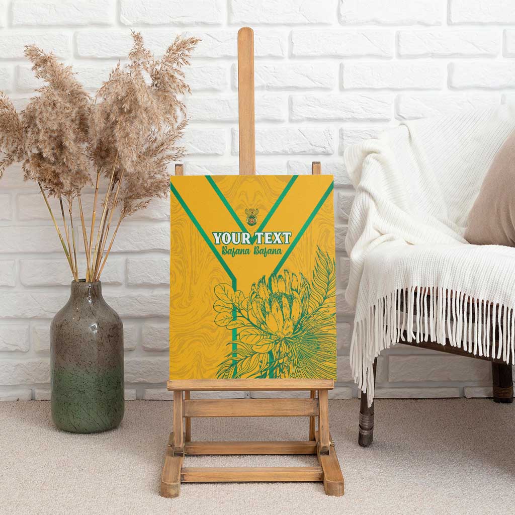 Custom Afro South Africa Soccer Canvas Wall Art Go Champions