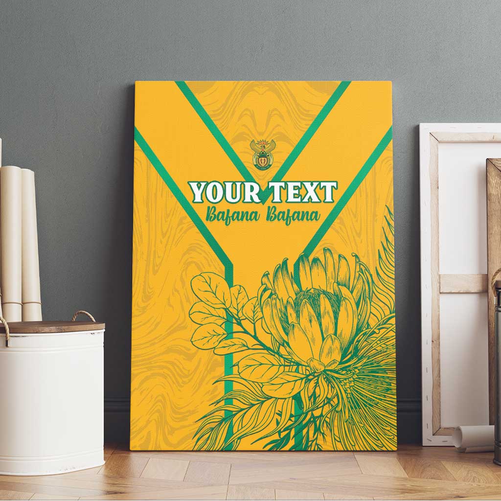 Custom Afro South Africa Soccer Canvas Wall Art Go Champions