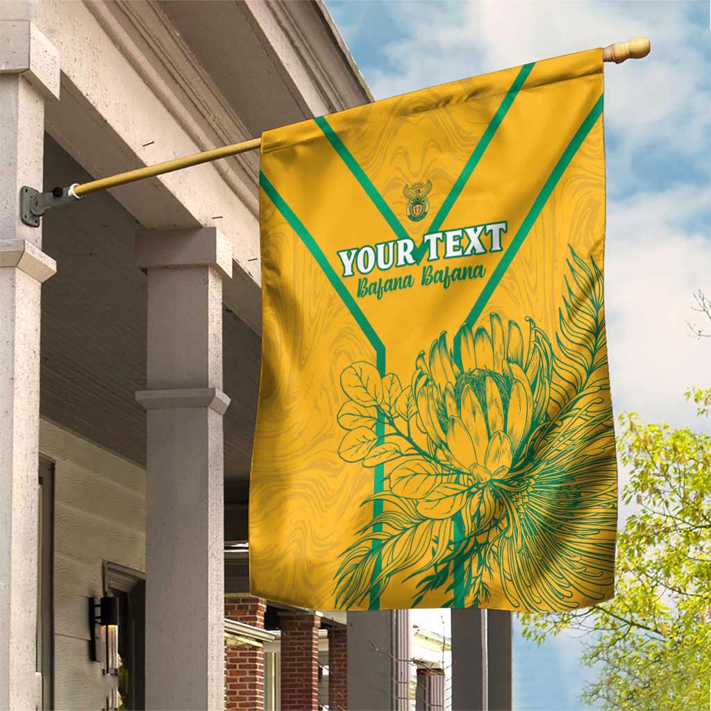 Custom Afro South Africa Soccer Garden Flag Go Champions