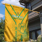 Custom Afro South Africa Soccer Garden Flag Go Champions