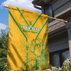 Custom Afro South Africa Soccer Garden Flag Go Champions