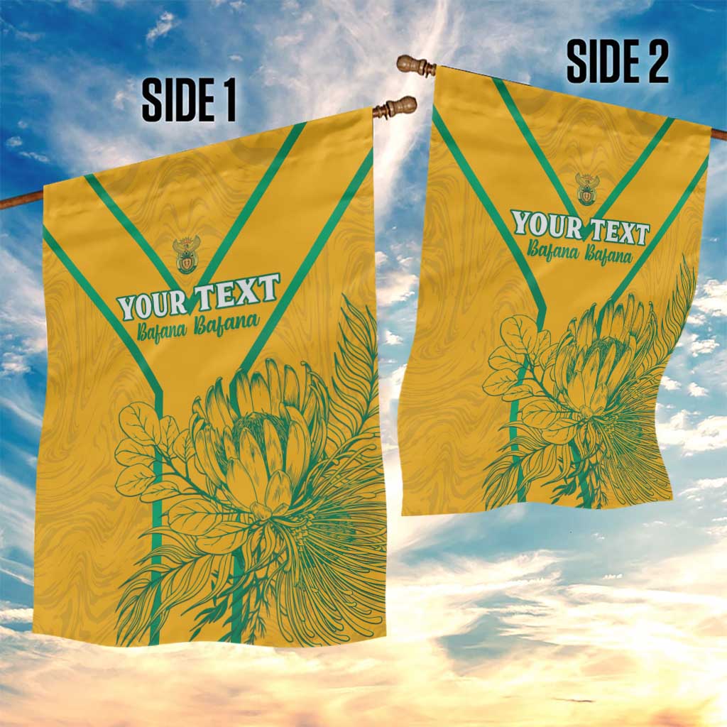 Custom Afro South Africa Soccer Garden Flag Go Champions