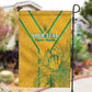 Custom Afro South Africa Soccer Garden Flag Go Champions