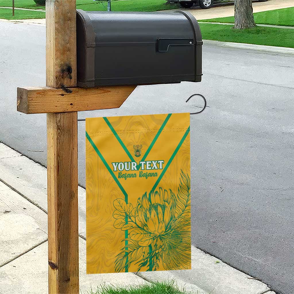 Custom Afro South Africa Soccer Garden Flag Go Champions