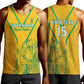 Custom Afro South Africa Soccer Men Tank Top Go Champions