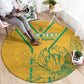 Custom Afro South Africa Soccer Round Carpet Go Champions