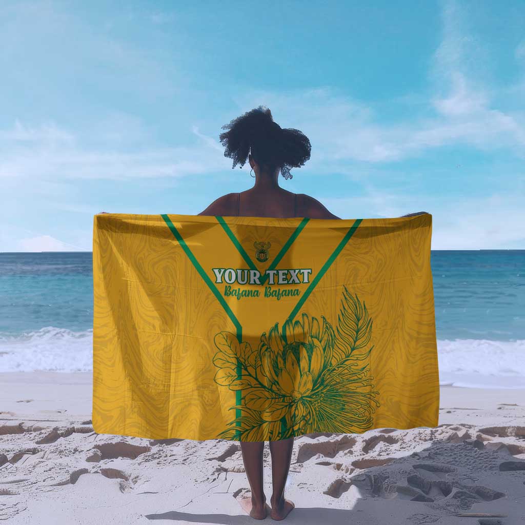 Custom Afro South Africa Soccer Sarong Go Champions