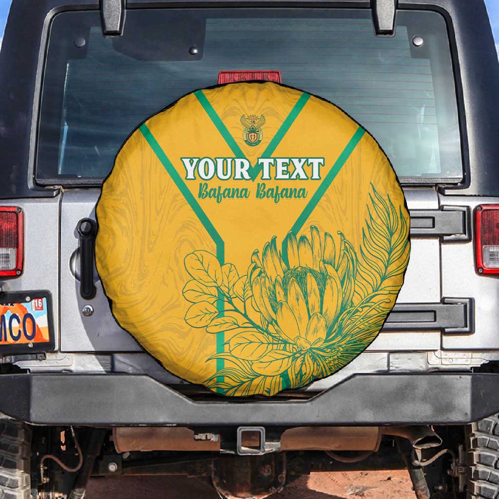 Custom Afro South Africa Soccer Spare Tire Cover Go Champions