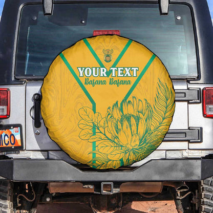 Custom Afro South Africa Soccer Spare Tire Cover Go Champions