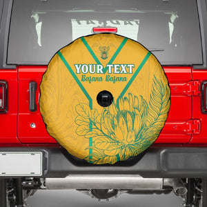 Custom Afro South Africa Soccer Spare Tire Cover Go Champions