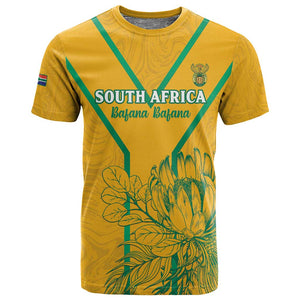 Custom Afro South Africa Soccer T shirt Go Champions